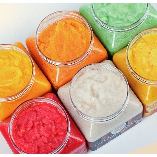 Wholesale Whitening Smooth Skin Fruit Deep Cleansing Exfoliating Body Scrub Body Polish