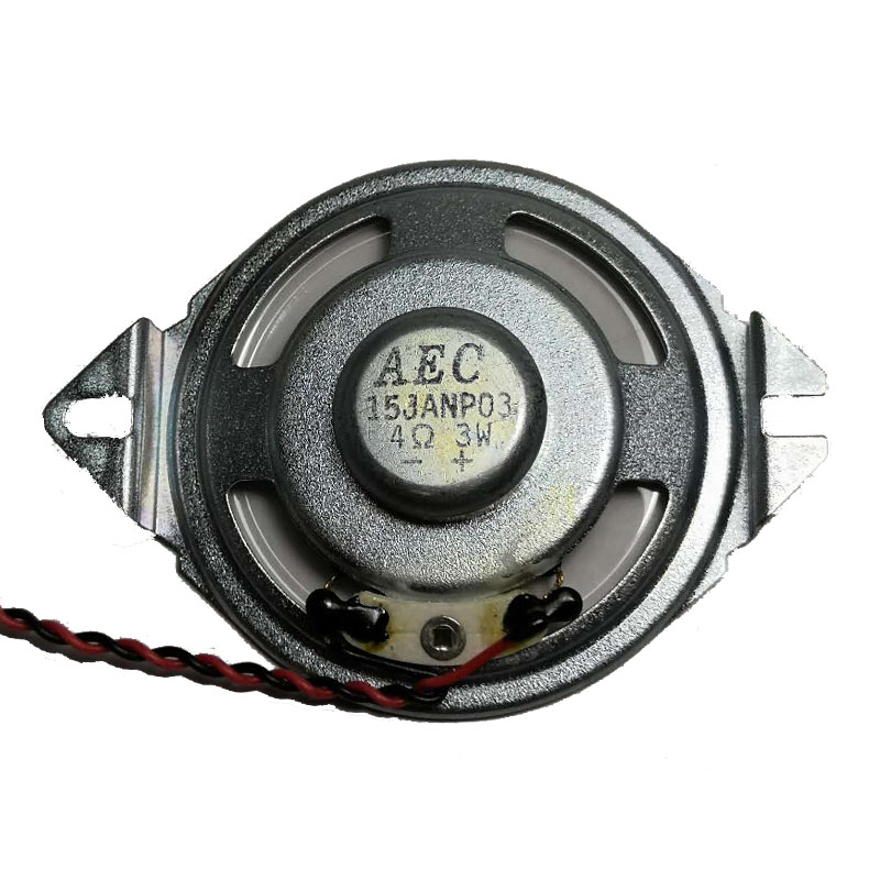 2 inch speaker part with fix ear hole 50mm speaker4 ohm 3watt with wire with connector for toy, alarm system,medical device