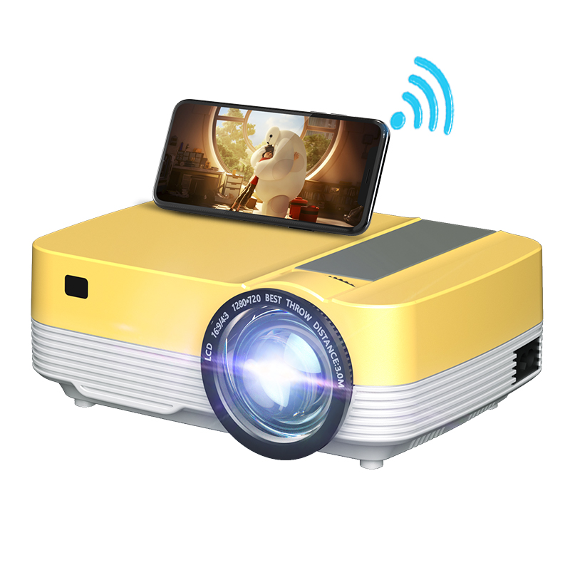 XIDU Outdoor Mobile Smart USB Video WiFi pico Full HD 1080P LED mini Pocket Portable LCD Projector 4K
