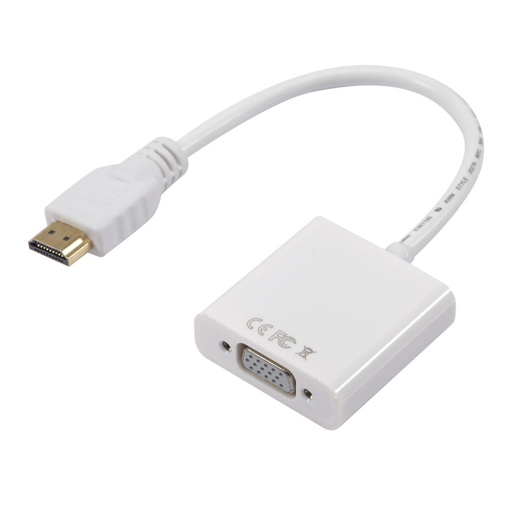 Переходник HDMI-VGA «Папа-мама», поддержка full HD 1080P для Xbox PS4, ПК, ноутбуков, ТВ-приставок