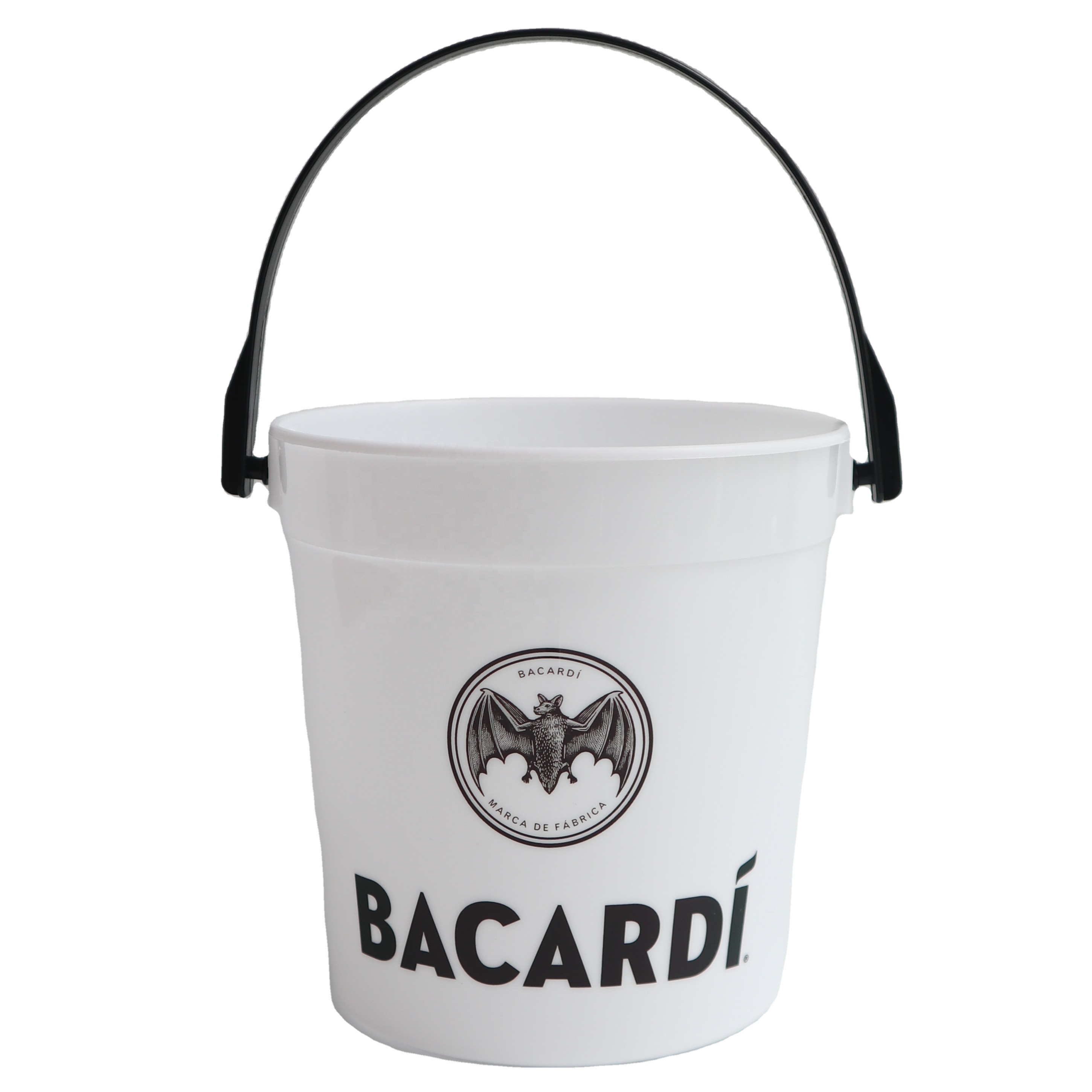 Пластиковые ведра для выпечки напитков Bacardi объемом 32 унции, ведра с ручкой