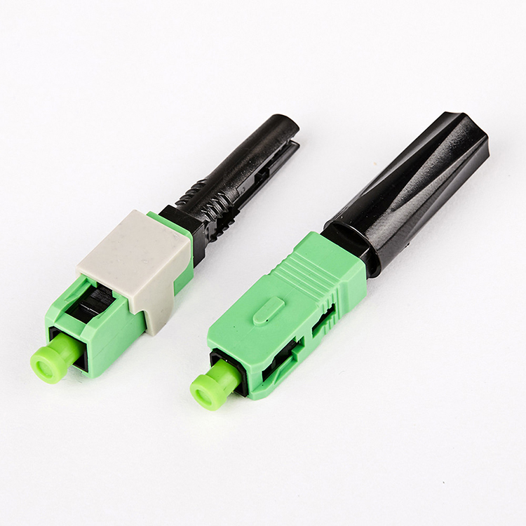 fiber optic equipment sx core single mode ftth optical anatel sc apc sc upc fiber quick connector fiberhome sc connector