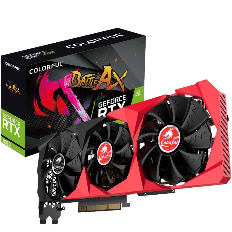 Не новая видеокарта iGame NVIDIA GeForce RTX 3070 8G GDDR6 Advanced 8G RTX 3070 OC VULCAN