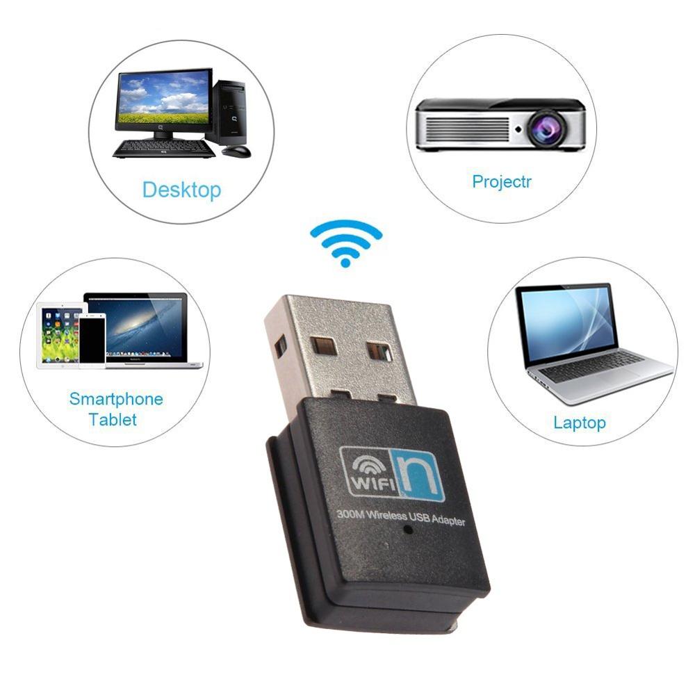 300 Мбит/с USB WiFi адаптер USB беспроводной сетевой адаптер