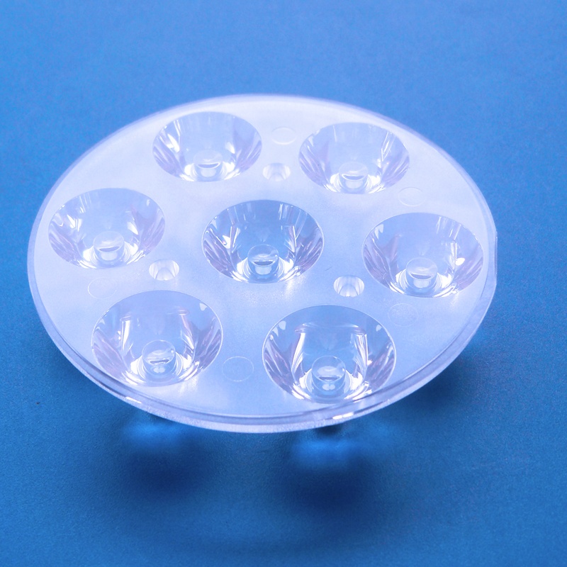 Diameter 67mm-6in1-7in1-9in1-12in1 Multi Led Lens For Cree Xpe-Osram Oslon-Seoul Z5p-Luxeon T Leds- From 10deg To 75deg 