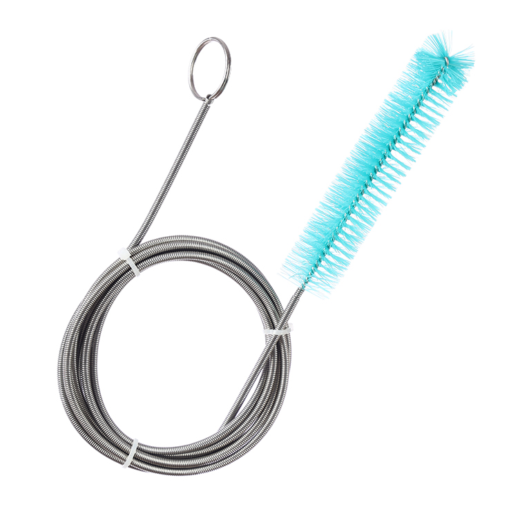 Manufacturing spring tube cleaning pipe brush flexible cpap tubing brushes
