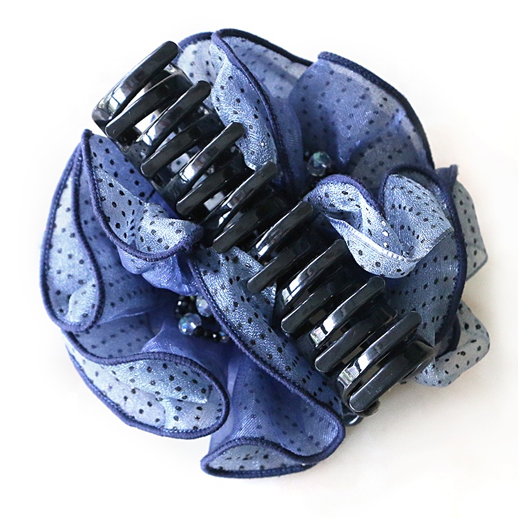 Big flower decorative mini acrylic korean small plastic hair claw clip, hair accessories claws jaw hair clips for women