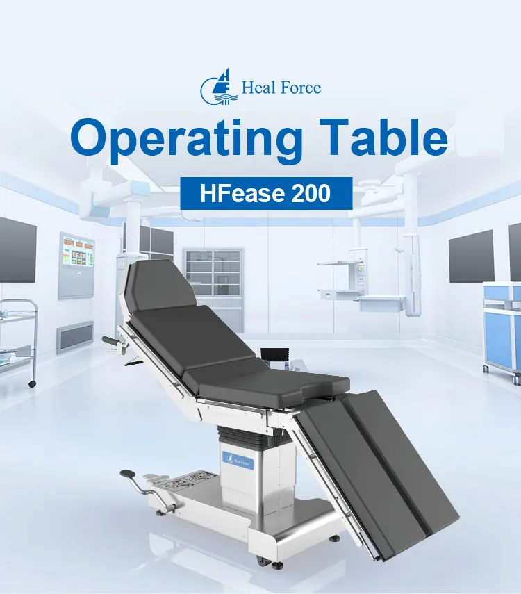 Heal Force Hospital Operating Room Table Electric Surgical Centre Clinic Surgery Table HFease 200