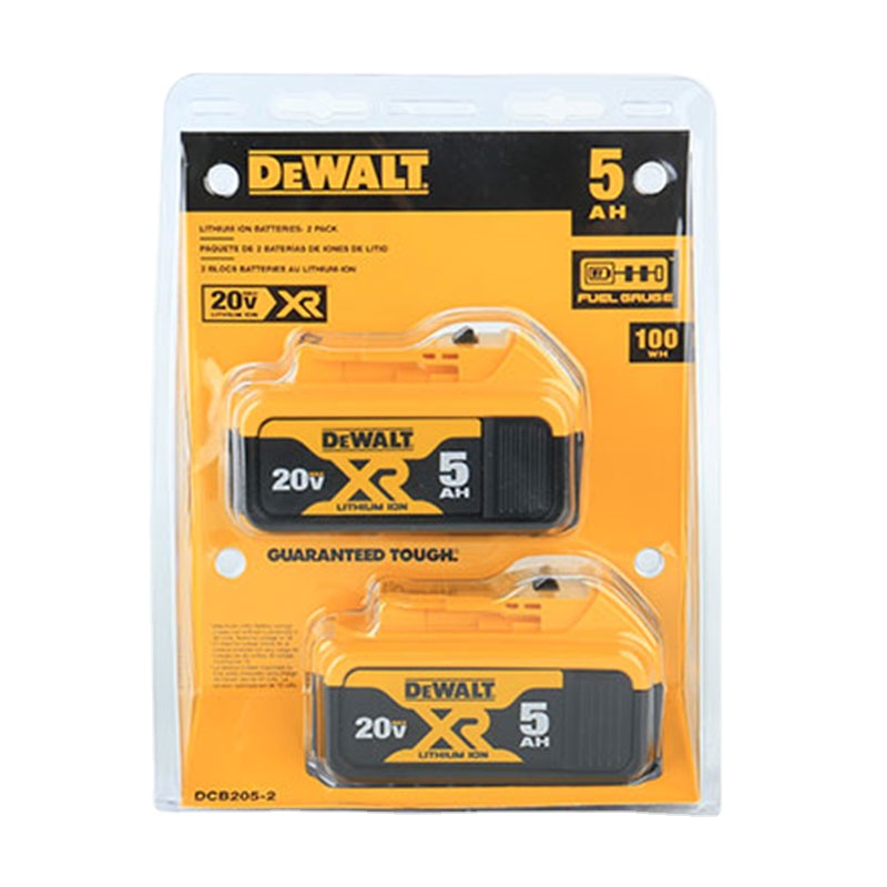 Горячая Распродажа для dewalt 20v MAX XR, комбинированные батареи, набор инструментов 20v 5.ah 2 коробки, подходит для аккумулятора Dewalt