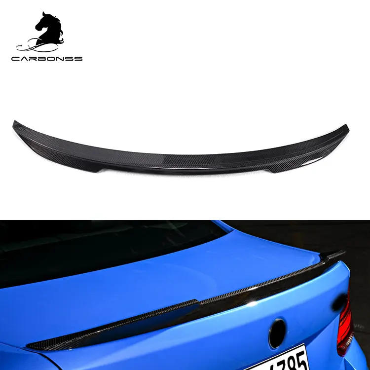 CS Type Auto Tuning Parts Trunk Carbon Fiber Ducktail Car Accessories Spoiler Car Boot Rear Wing Spoiler For BMW F22 M2 F87
