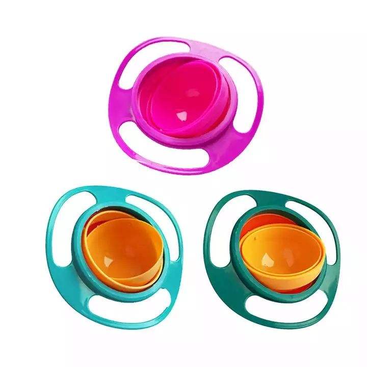 2024 Custom Baby Feeding Gift Sets Water Proof Led Weaning Food Bowl Wholesale New Baby Products Anti Spill Silicone Baby Bowl