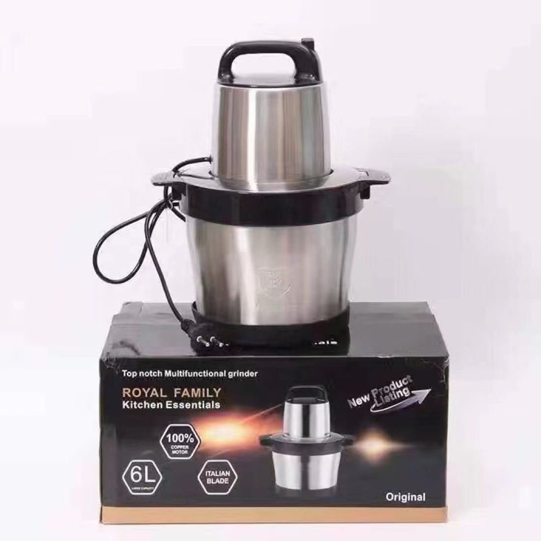 Лидер продаж 2022, коммерческая электрическая мясорубка 6 л, многофункциональная машина fufu