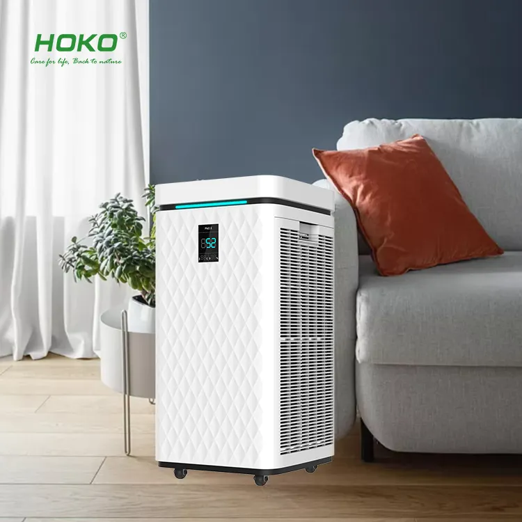 HOKO Smart home applicace 4 in 1 stage filtration hepa 800 m3/h CADR air purifier for home