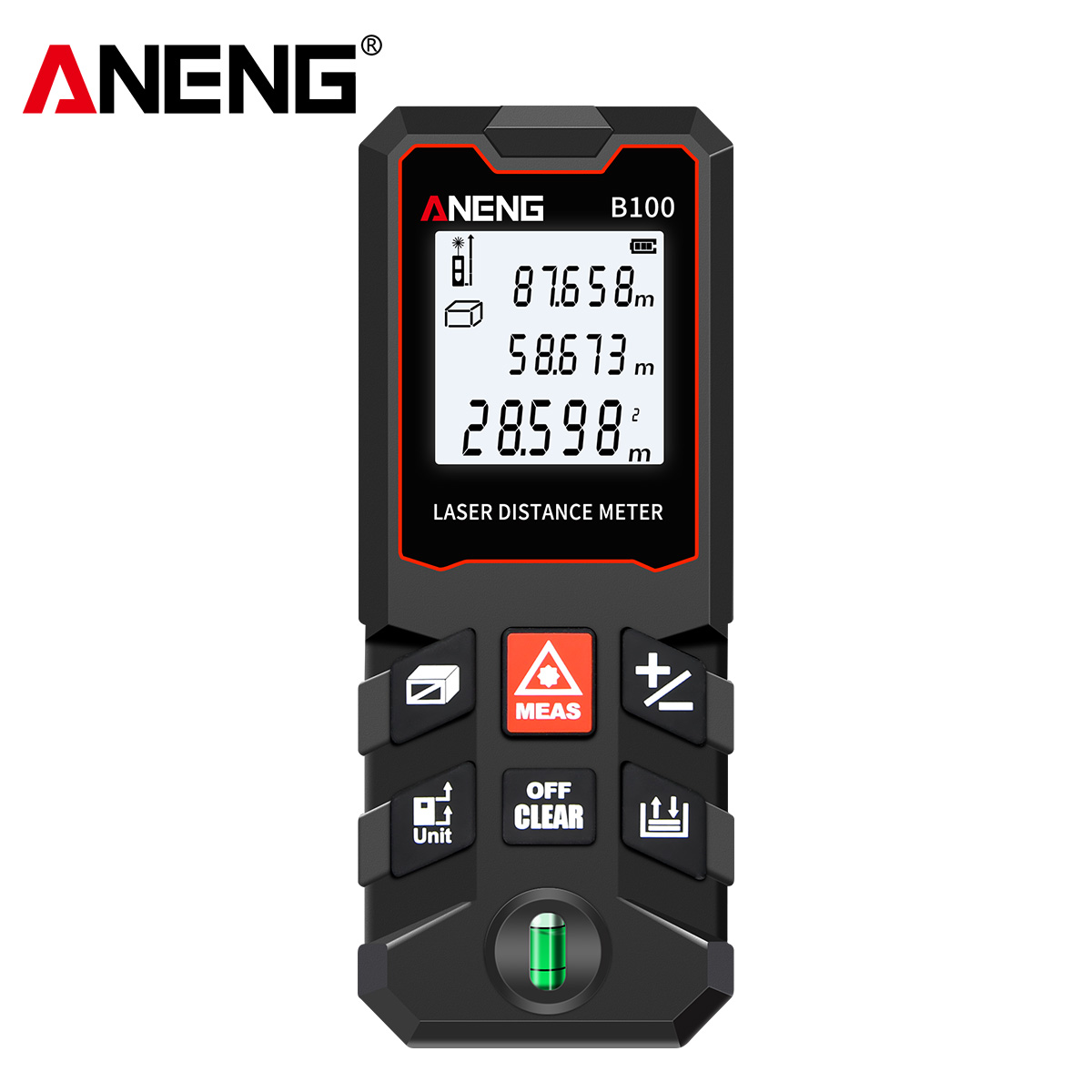 Цифровой лазерный дальномер ANENG B40/B60/B80/B100, измеритель расстояния, площади и объема, тестовый инструмент, измерительное устройство
