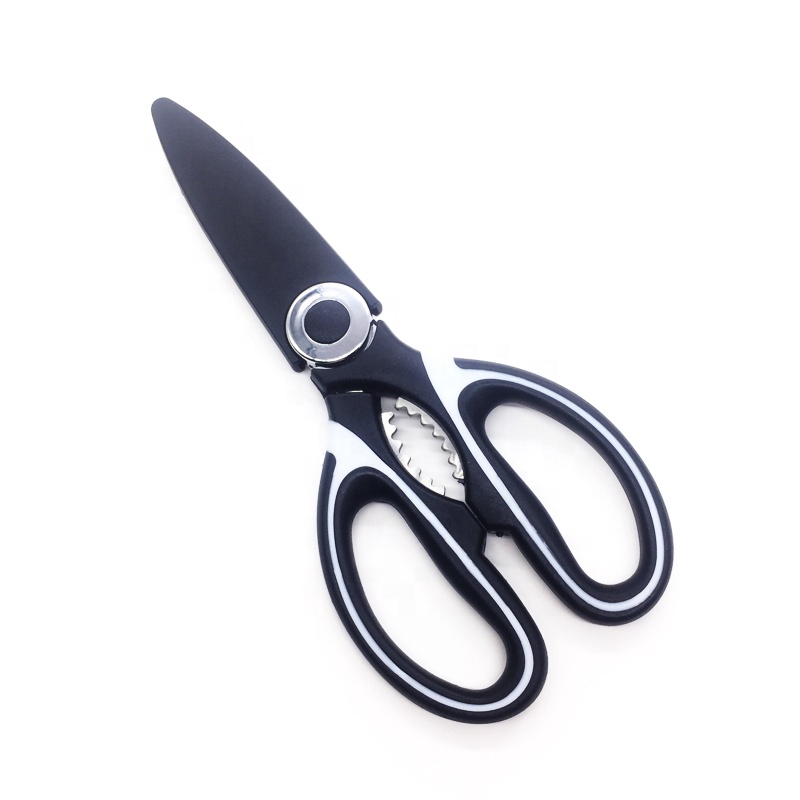 Factory heavy duty multi purpose kitchen chef scissors with protect cover