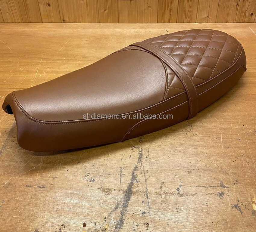 Подушка на сиденье customs triumph bonnie/скрембер для триумфбайка 900/1200XE сиденья/кожаное сиденье для старой школы/мотоциклетное велосипедное седло T120