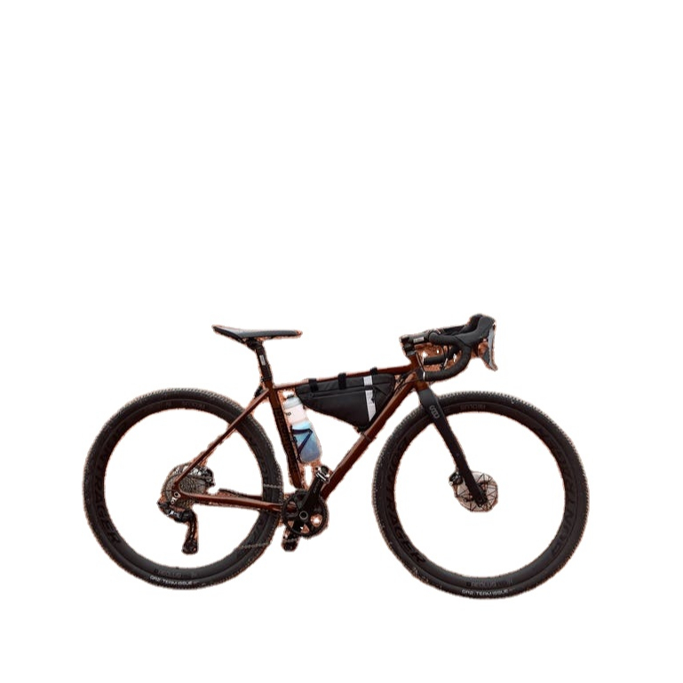 Customized gravel bicycle with 6061 Alloy frameset factory price