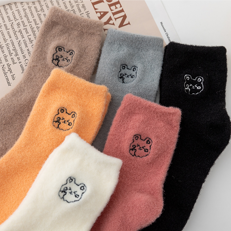 Wholesale socks For Women Coral Velvet Thickened Plush Winter Home Floor Sleep Confinement socks