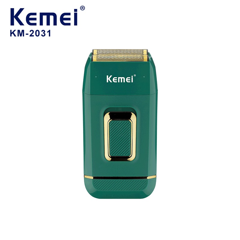 Kemei 2021 новый дизайн usb Перезаряжаемый водонепроницаемый крутая Мужская электрическая бритва KEMEI KM-2031 оптовая продажа