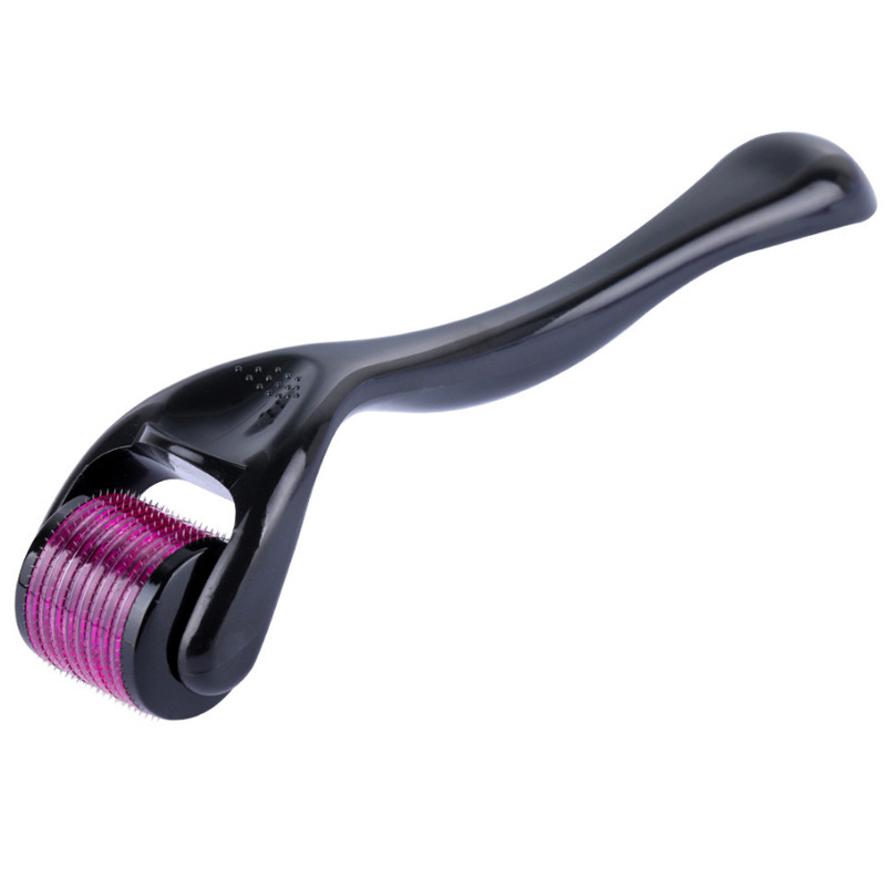 Wrinkle Removal Oem Titanium Micro Needle Derma Roller Therapy Facial Beauty Handle Dermaroller Microneedle Derma Rolling System
