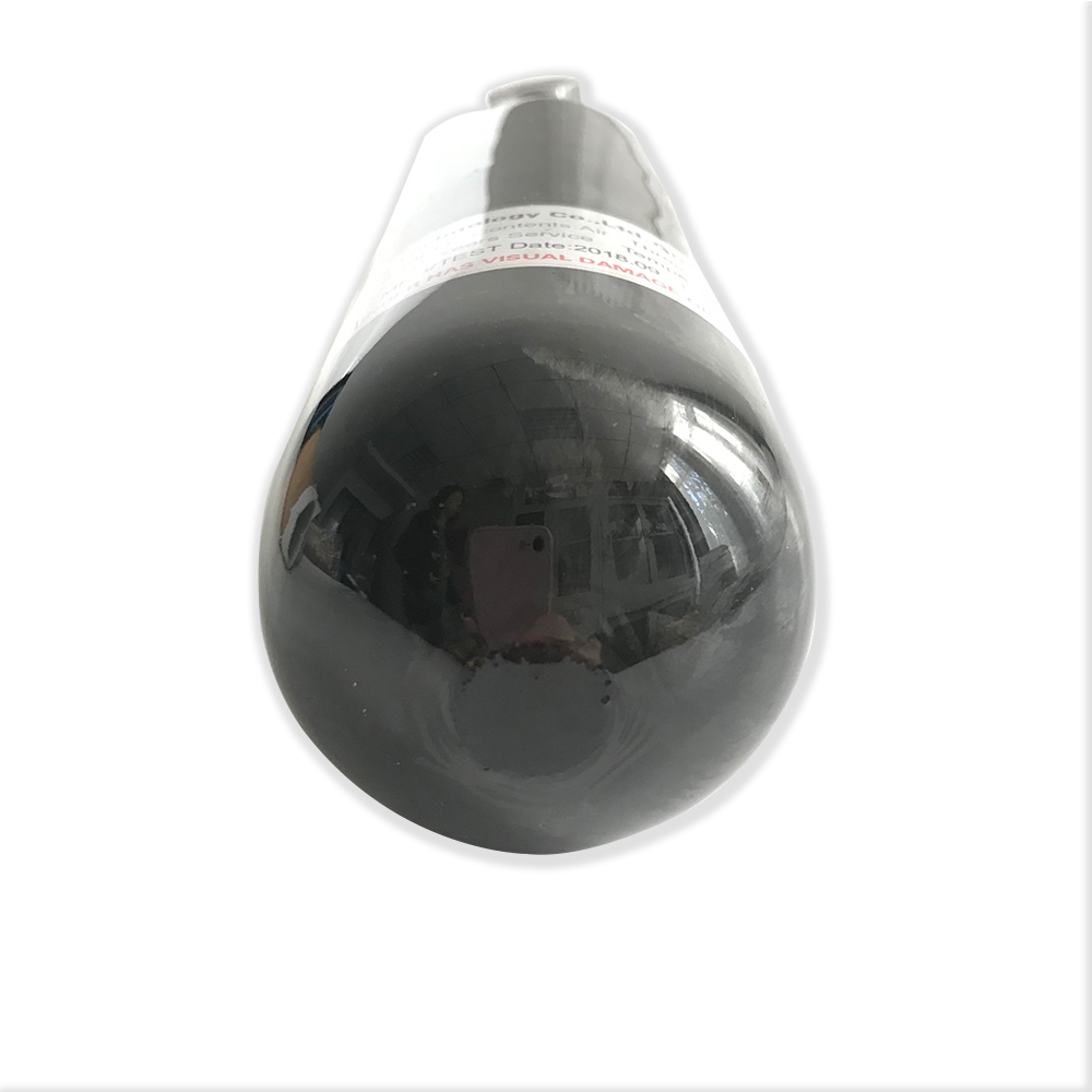 0.35L углеродное волокно Воздушный бак пустой газовый баллон Pcp насос 4500 Psi-T