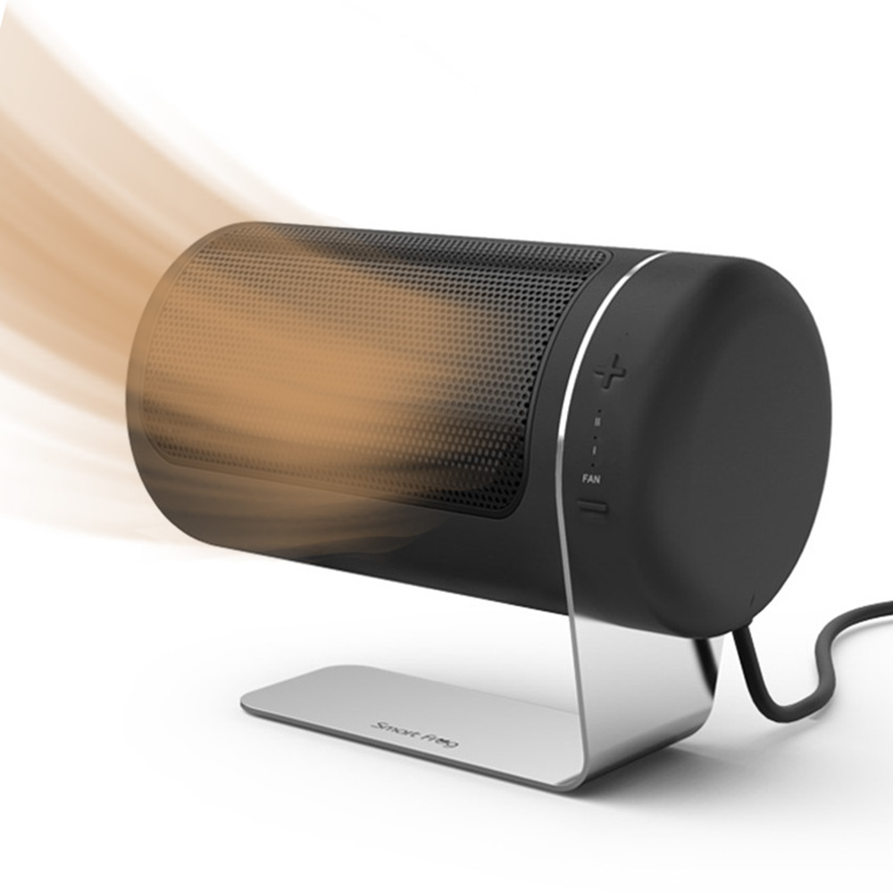 smartfrog fast heating small personal ptc space heater with thermostat