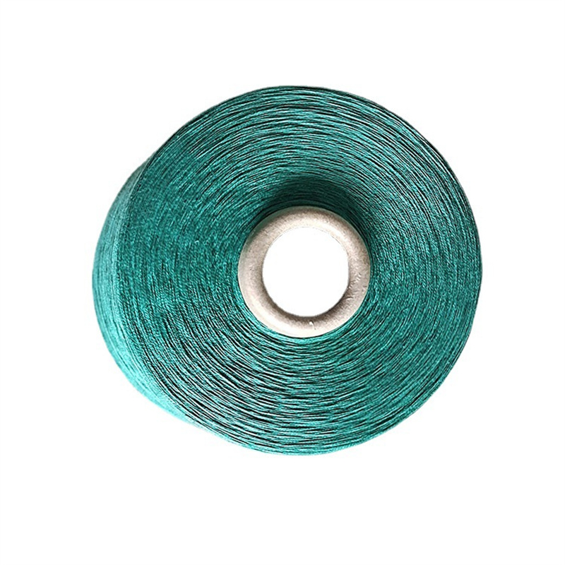Promotion Yarns For Knitting Recycled Sari Hand Natural Dental Floss With Sequins Silk Chiffon Yarn
