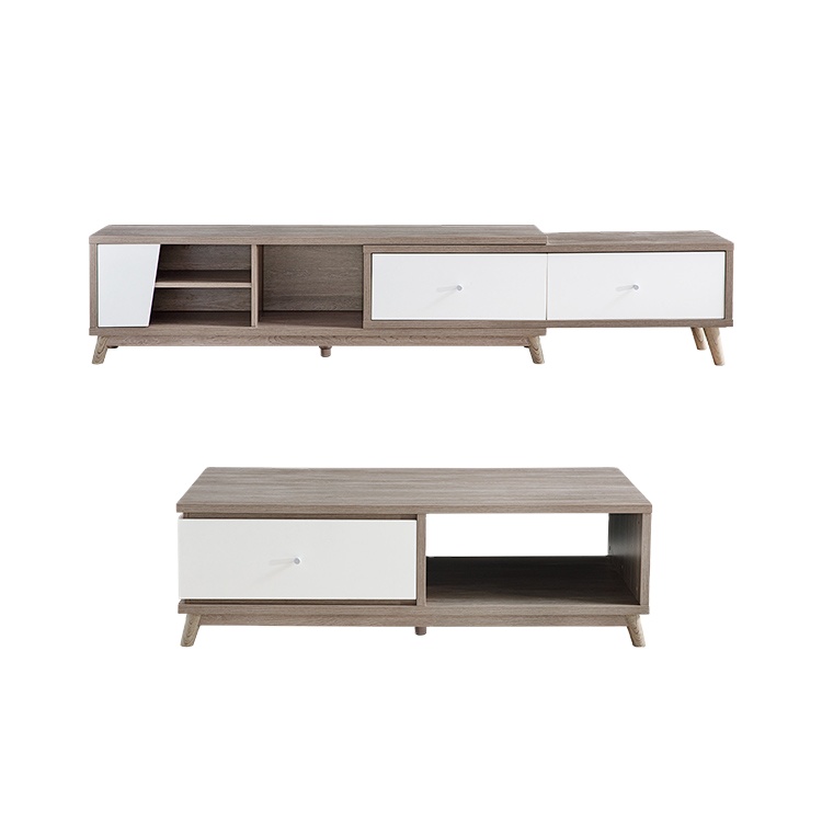 QUANU Best Seller brand new design Living Room Furniture extendable TV Cabinet Wooden End Table