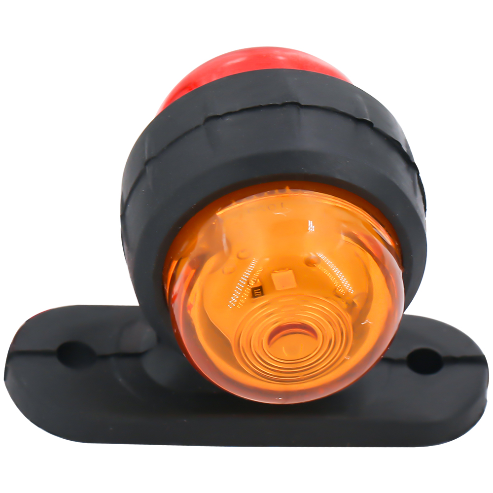 Universal Amber Red Side Marker Light Led Lamp For 12V 24V Trailer Truck Lorry WG027