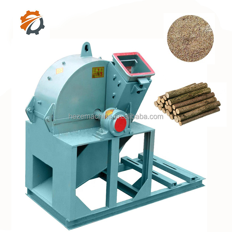 Portable Diesel Engine Drive Wood Crusher Machine To Make Sawdust