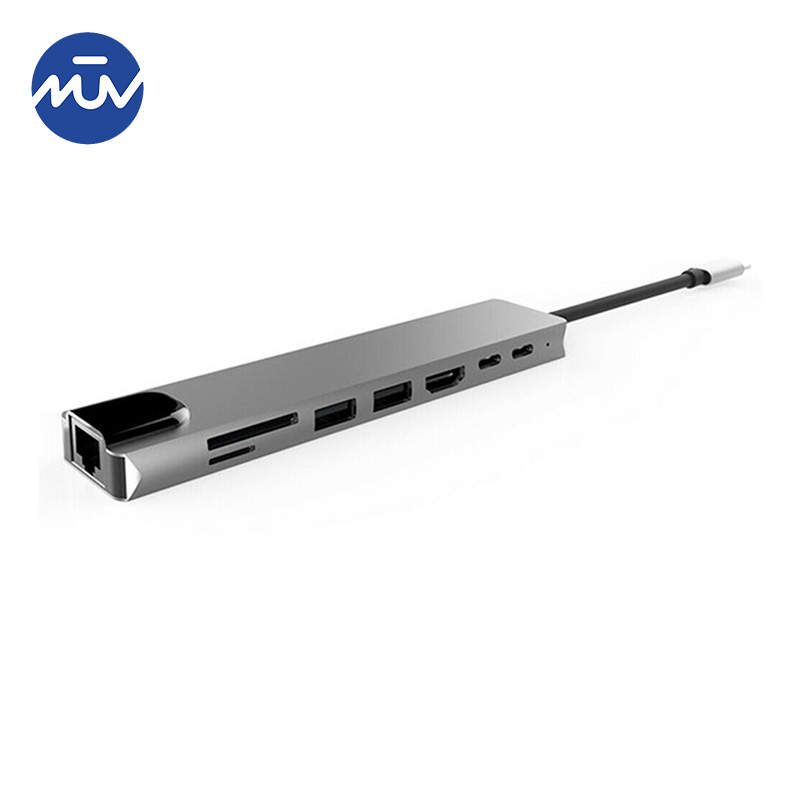 Высококачественный адаптер usb c hub 8 1 ugreen
