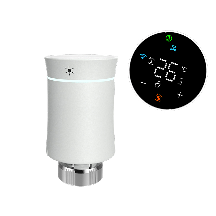 Tuya Zigbee Temperature Controller Smart Home Control Alexa Google Smart Home Radiator Actuator Programmable Thermostat Heater