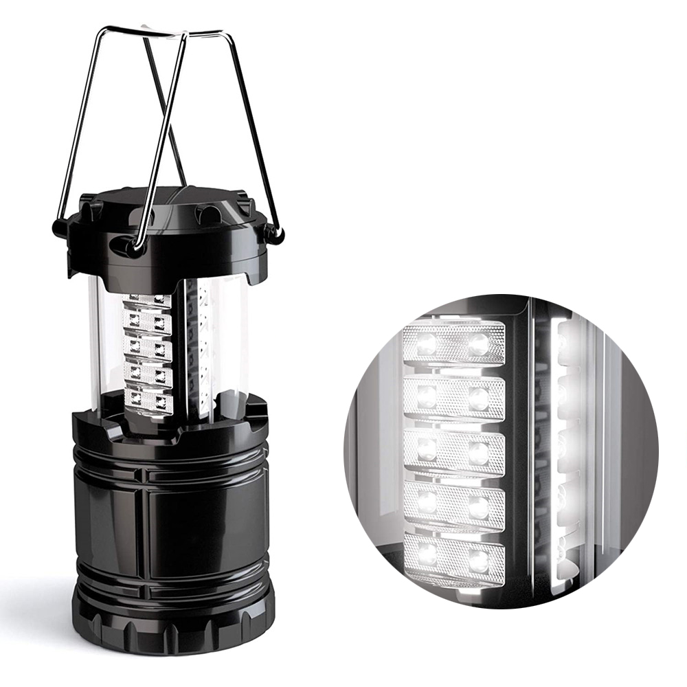 Camping light night fishing AA battery powered COB 30led tent lantern Foldable stretch emergency lighting led outdoor light