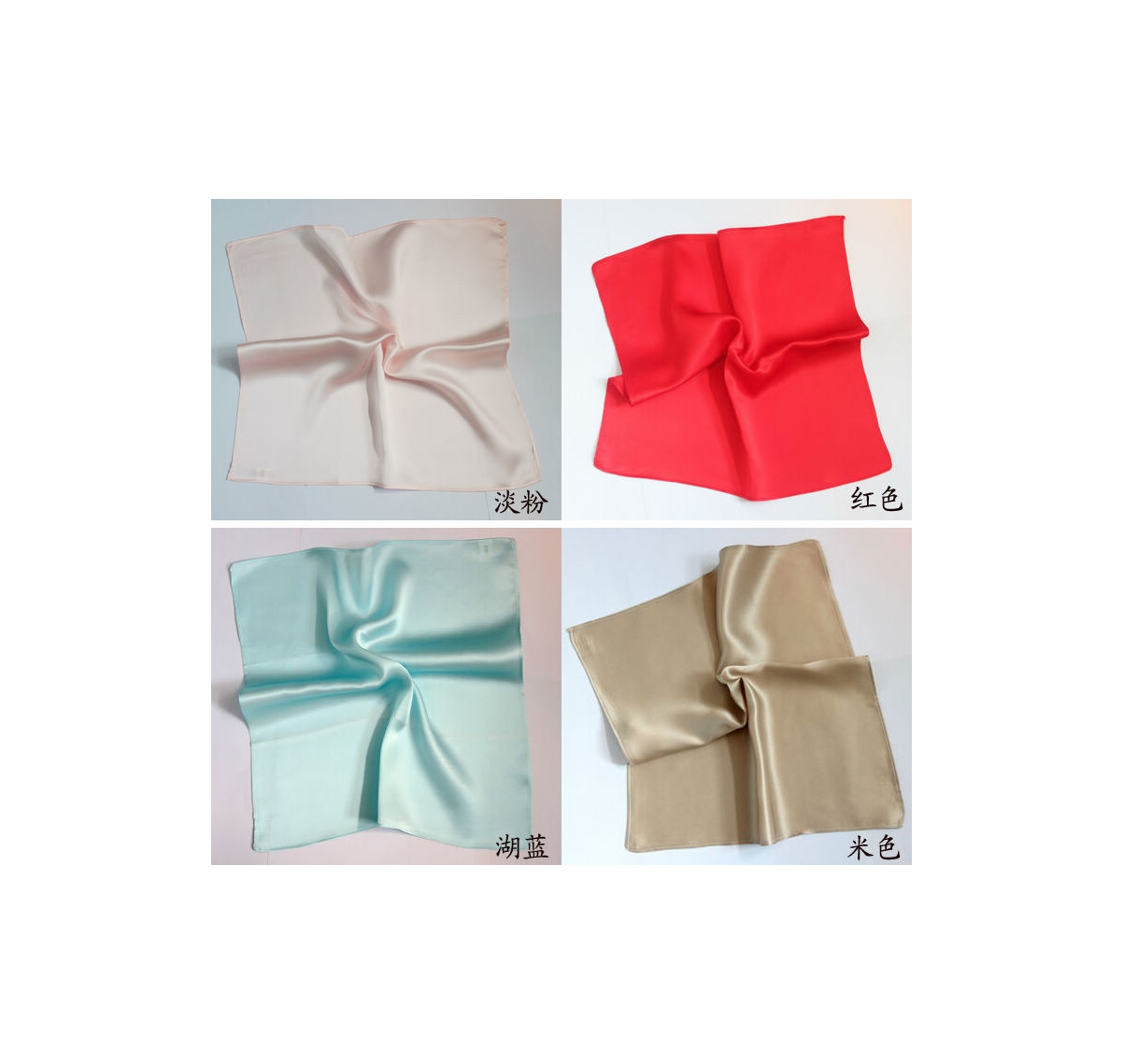 Custom High Quality Print Small Lady Handkerchiefs Luxery Handkerchief