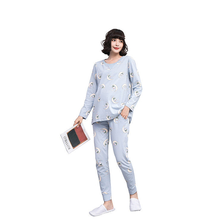 High Quality Wholesale Cheap Comfortable Maternity Pajamas For Breastfeeding Two Pieces Maternity Dresses