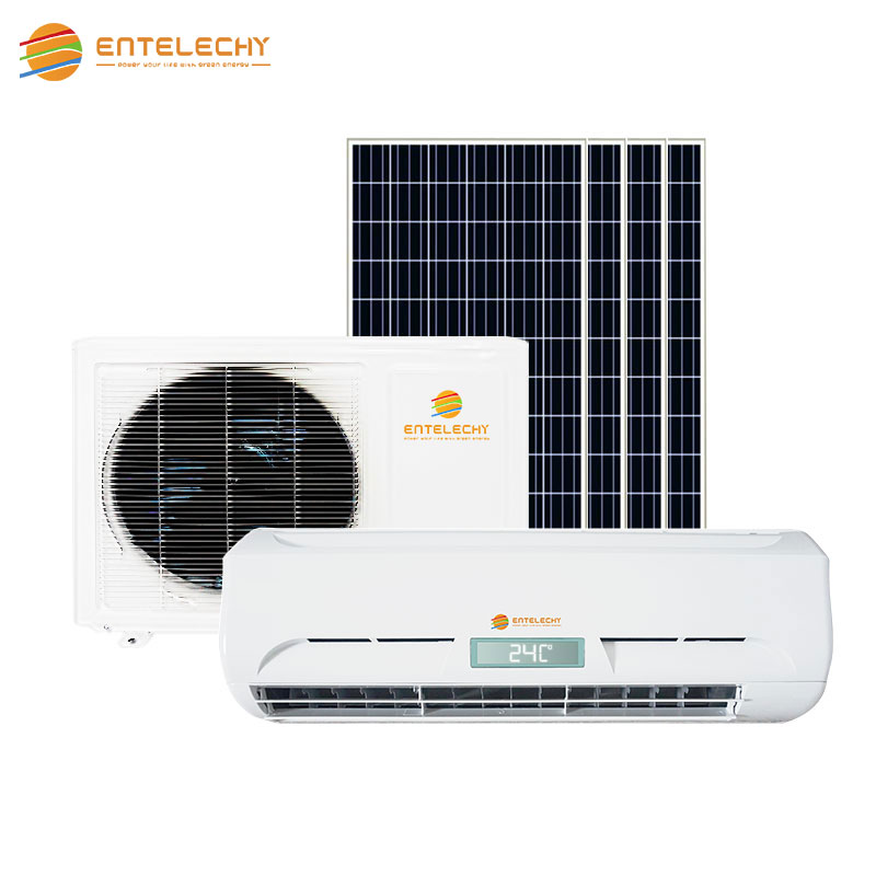 Гибридный солнечный кондиционер 11500Btu 9000Btu 12000Btu 18000Btu 20000Btu 24000Btu 36000Btu ac/dc с функцией подогрева