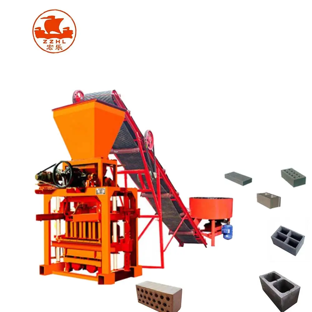 Automatic Brick Machine Red Soil Portable Fly Ash Cement Small Clay Brick Making Machine Price