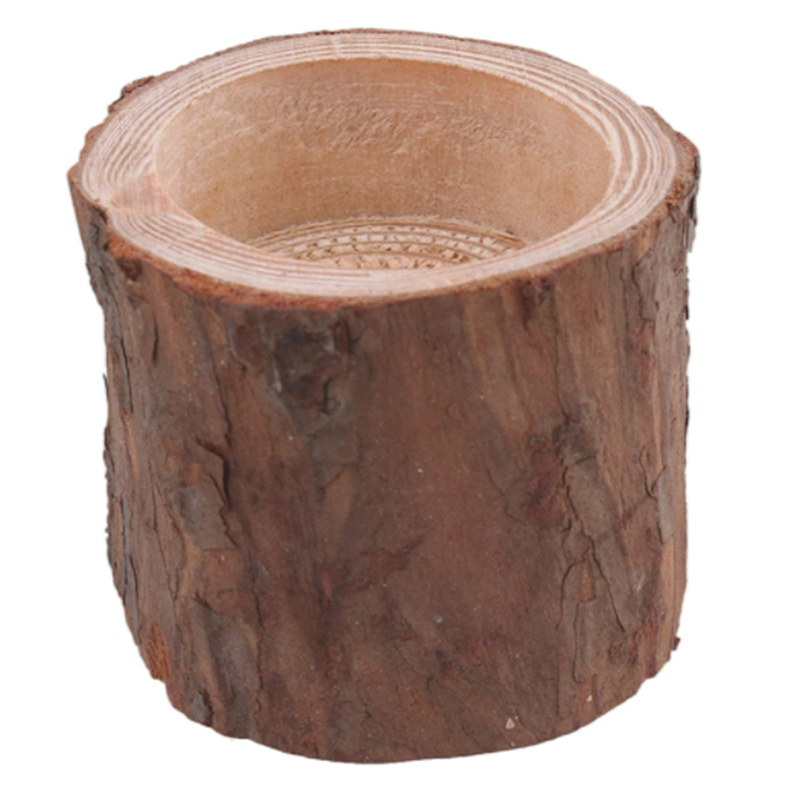 Hot sale Christmas White Birch wood Candlestick Natural Trunk for wedding candle holder