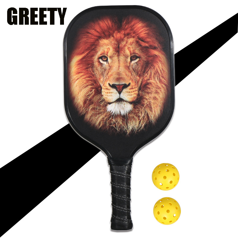 GREETY по индивидуальному заказу ПП сотообразная Середина pickleball Углеродные ракетки синего шелка панель ракетки углерода весло ручка ракетки
