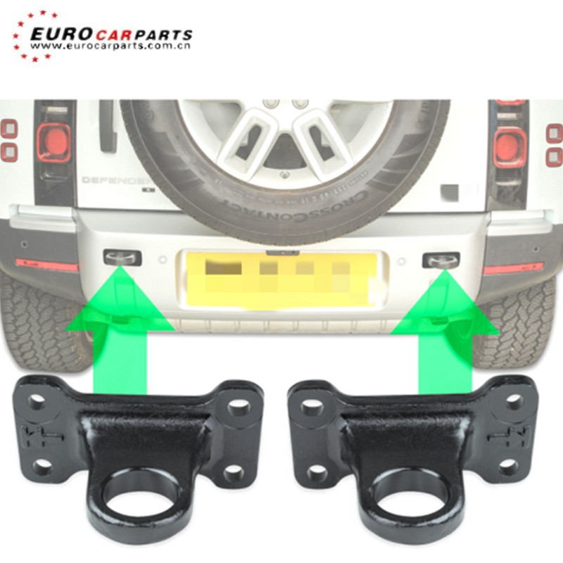 Hot sale defender rear bumper trailer bar fit for car body kit red black and silver color hooked the trailer