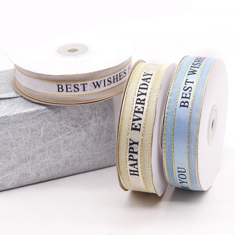 Various colors custom gift box cake box holiday decoration satin ribbon