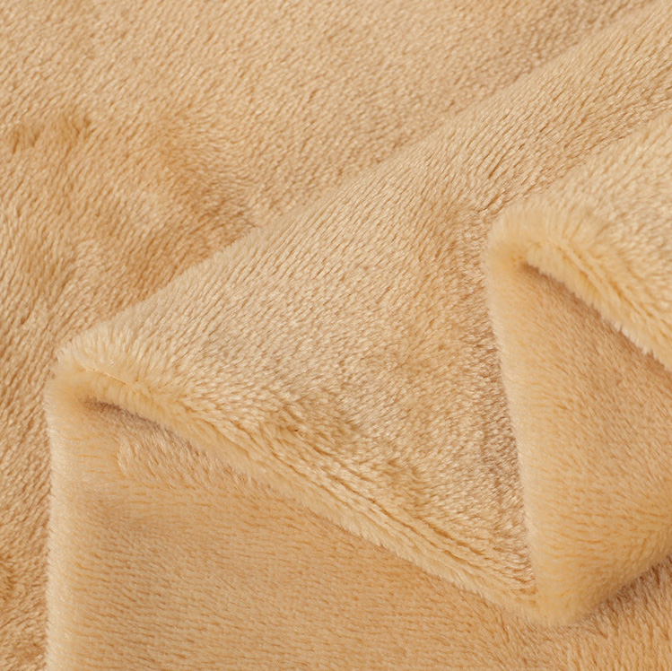 Winter soft comfortable coral velvet fabric home furnishing fabric mens womens pajamas fabric