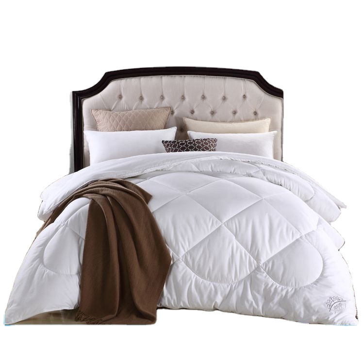 Good quality white pink microfiber duvet insert