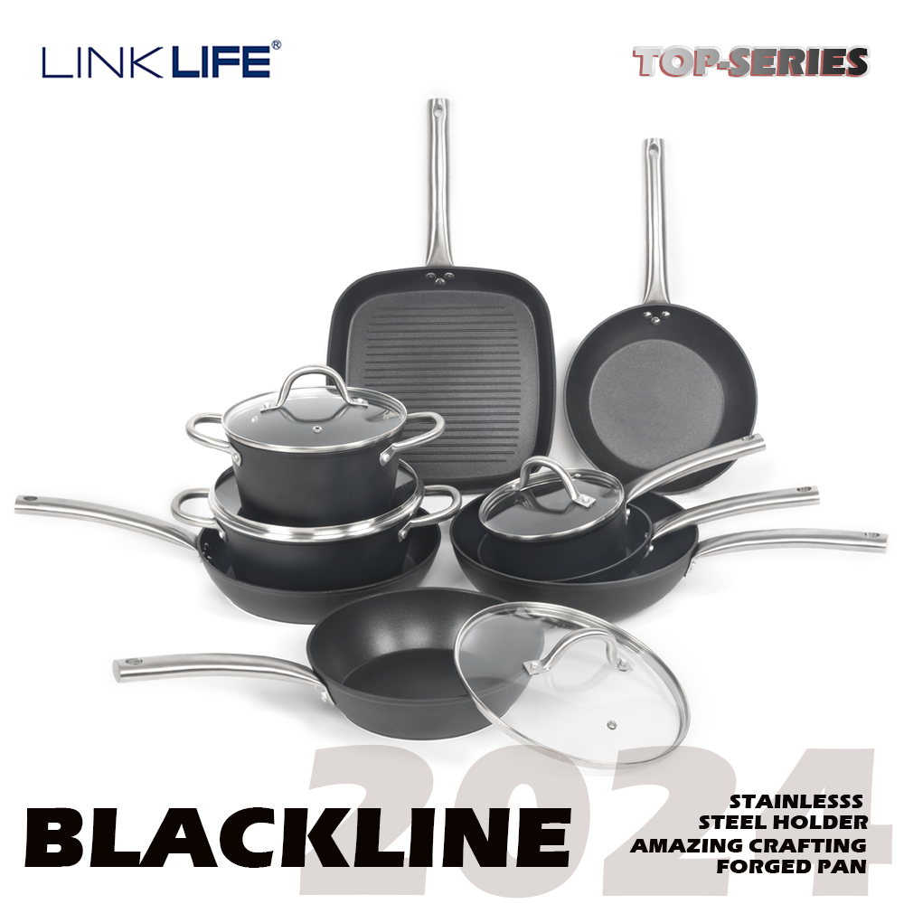 LINK LIFE 12 Inch Non Stick Frying Pans,Nonstick Skillet,Healthy And Non Toxic Ceramic Pan For Cooking,Oven Safe,Dishwasher Safe