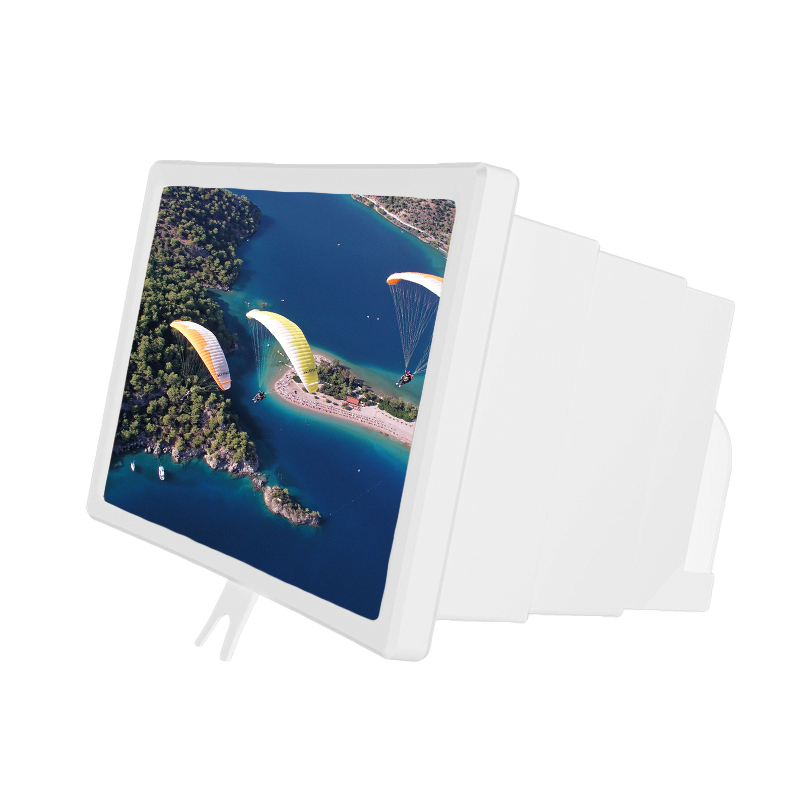Folding HD Video Holder Stand 3D Enlarged Mobile Phone Screen Magnifier Amplifier for Desktop