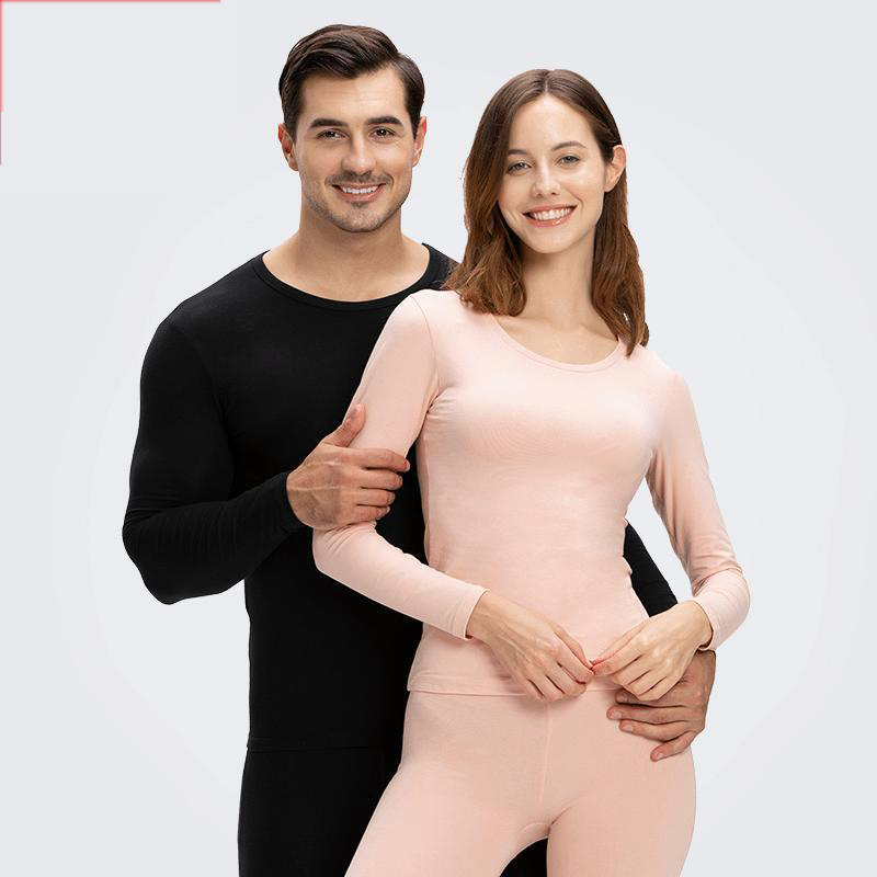 Men's winter cotton thermal underwear set, men's lightweight long underwear, men's cold protection