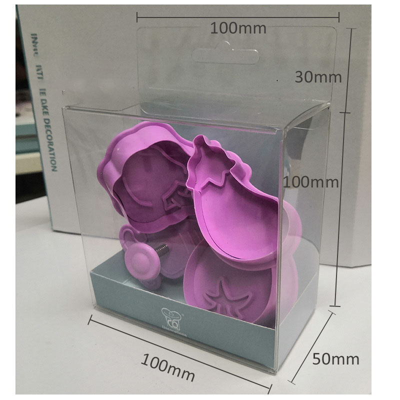 4 Pieces 3D Cake Mold Set Animal Shape Cookie Mold Candy Mould Food Grade Plastic Nonstick Reusable Kitchen Cooking Tools
