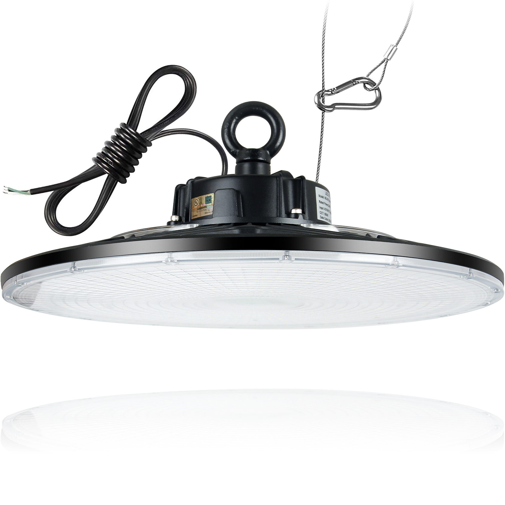 cUL listed factory price 480v 347v Energy Saving UFO Motion Sensor garage lighting 200w ufo led high bay light