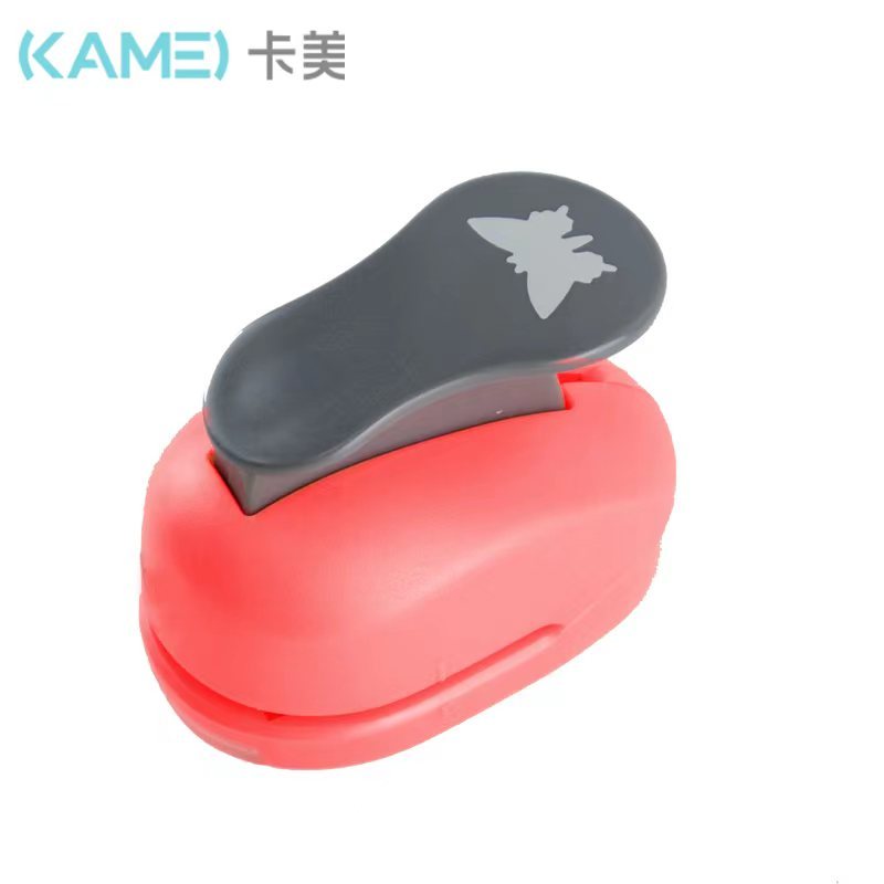 KAMEI custom hot selling 76mm embossed paper punching machine with various patterns for DIY