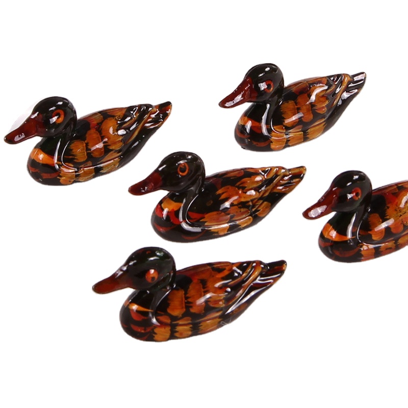Cute Duck Shaped Chopsticks Rest Stand Rack Spoon Fork Chopsticks Holder Table Decoration